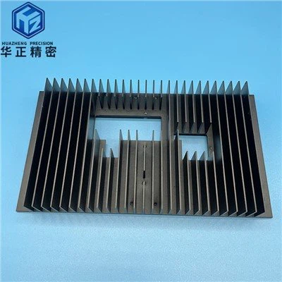 Piese prelucrate din aluminiu anodizat negru